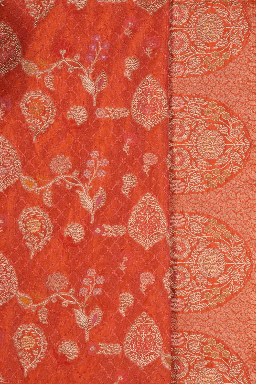 Image of Rangkat Banarasi Katan Silk Saree